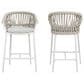 Hearth and Haven Maiden Patio Counter Stool in Beige (Set of 2), , large