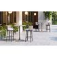Zuo Modern Midnight Wave Patio Barstool in White, , large