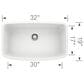 Blanco Valea Super Single Bowl Kitchen Sink in White, , large