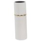 Maple and Jade Glam Vase with Equator Belt in White and Gold (Set of 3), , large