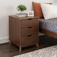 Linon Home Decor Polly 3-Drawer Nightstand in Walnut, , large