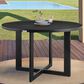 Blue River Grand Round Patio Dining Table in Black, , large