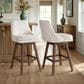 Armen Living Branson 30" Swivel Bar Stool in Brown, , large