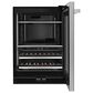 JennAir NOIR 24" Built-In Undercounter Beverage Center Left Swing in Black Stainless Steel, , large