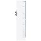 Pacific Landing Cabra Display Case Curio Cabinet in White High Gloss and Clear, , large
