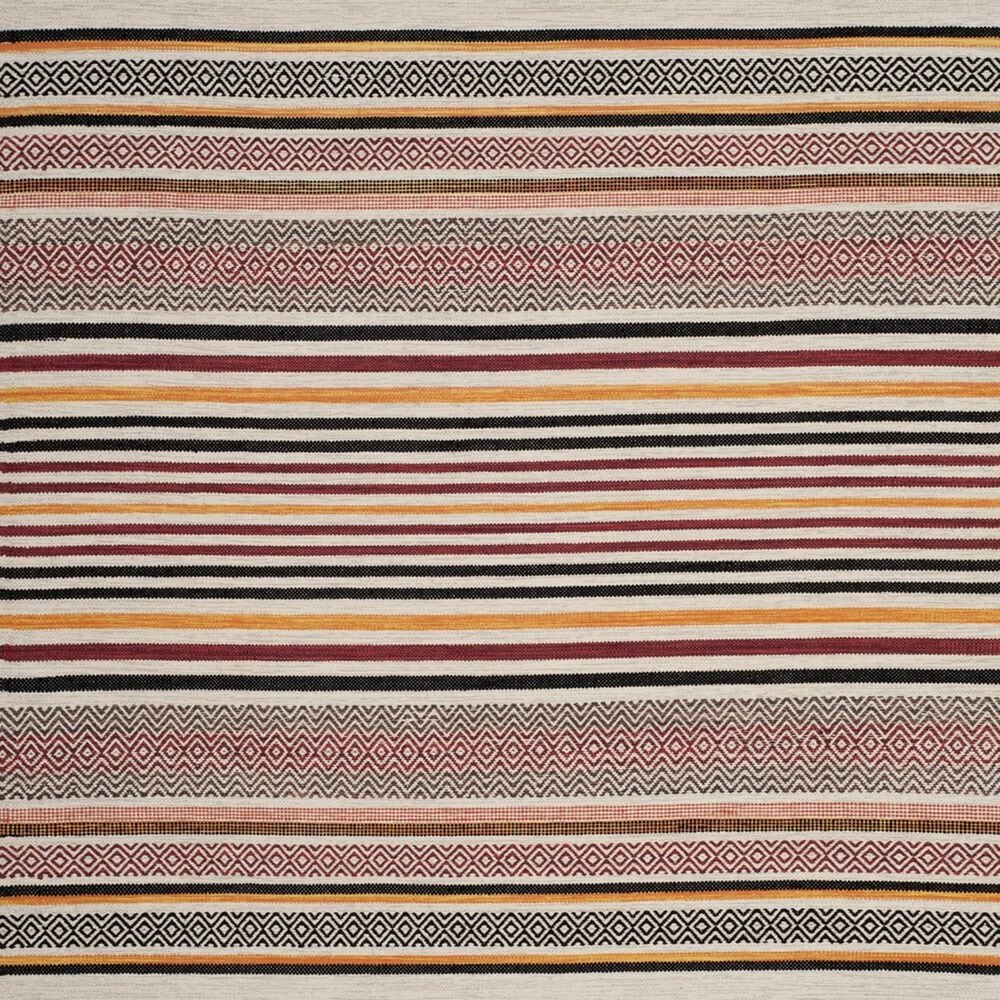 Safavieh Montauk 6&#39; Square Red and Multicolor Area Rug, , large