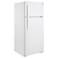 GE Appliances 17.5 Cu. Ft. Top-Freezer Refrigerator with Icemaker in White, , large