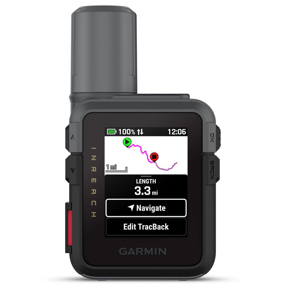 Garmin inReach Mini 3 Satellite Communicator with Touchscreen in Black and Gray, , large