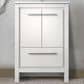 Lexora Home Lafarre 24" Single Bathroom Vanity in White with 2 cm White Quartz Top and Rectangular Sink, , large