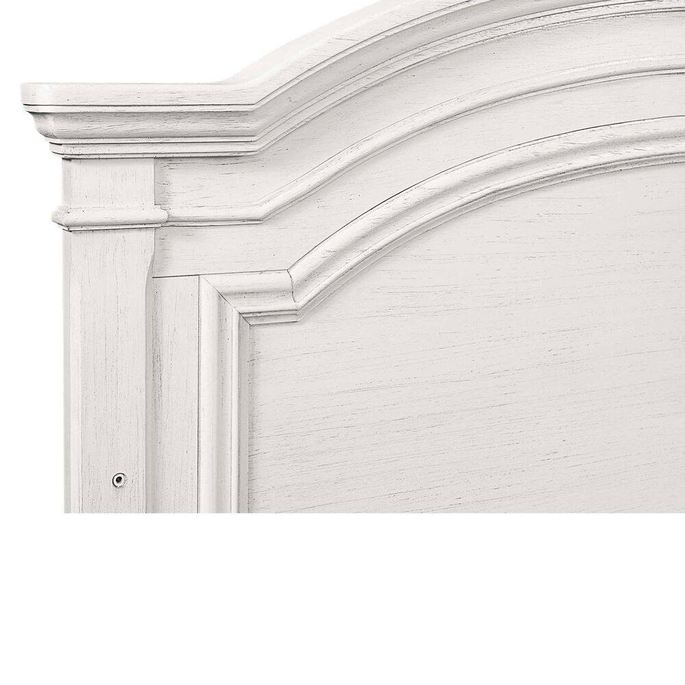 Eastern Shore Olivia Arch Top Convertible Crib in Brushed White, , large