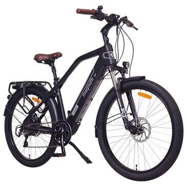 Magnum Voyager 26 Electric Bike in Matte Black and Silver, , large