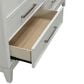 Belle Furnishings Reflections 4-Piece King Upholstered Bedroom Set in Pearl White and Rhinestone, , large