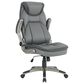Valor Living Executive Chair with Charcoal Grey Upholstery in Titanium, , large