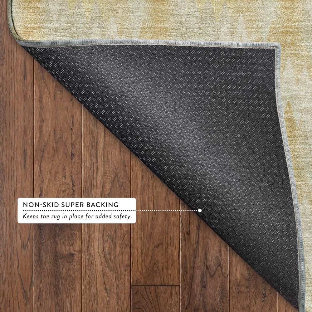 Dalyn Rug Company Soft Essentials Chevron Gold 10' x 14' Area Rug, , large