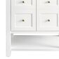 James Martin Vanities Breckenridge 30" Single Bathroom Vanity in Bright White with 3 cm Eternal Marfil Quartz Top and Rectangular Sink, , large