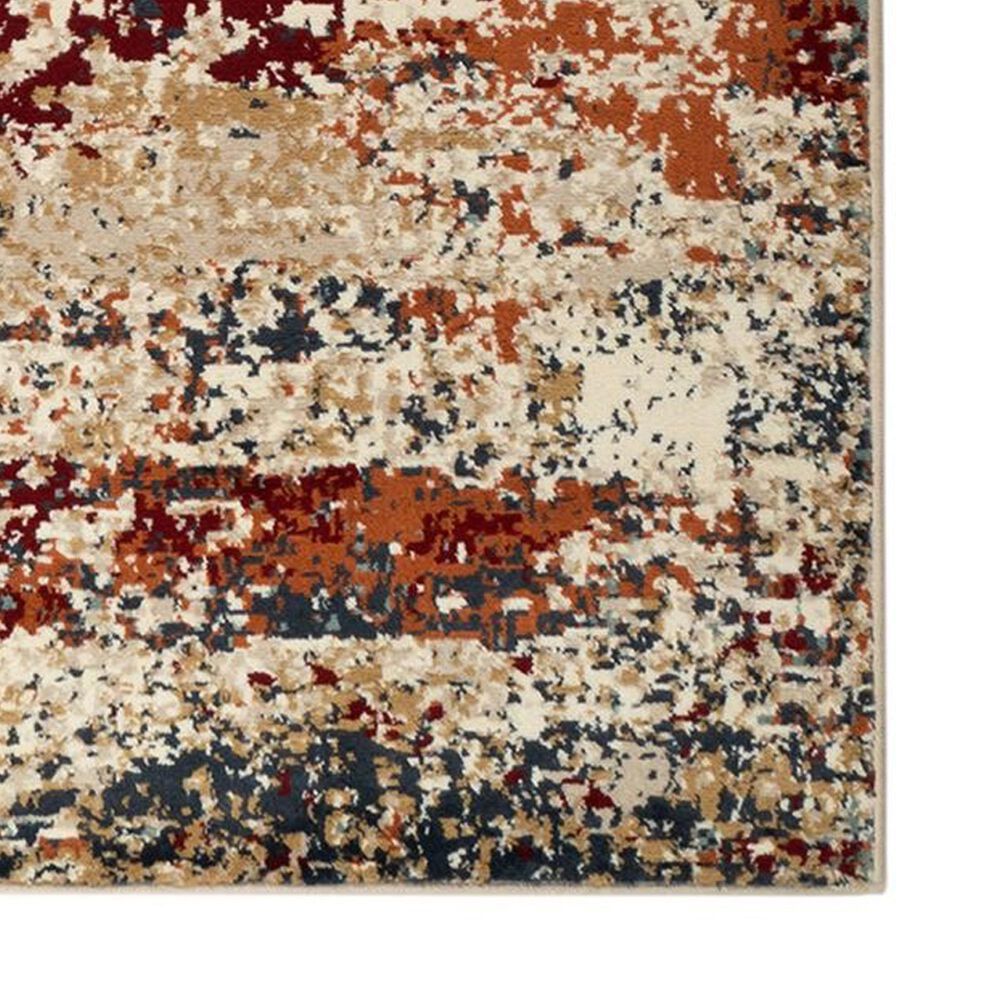 Amer Rugs Allure 8&#39;9&quot; x 11&#39;9&quot; Ivory and Orange Area Rug, , large