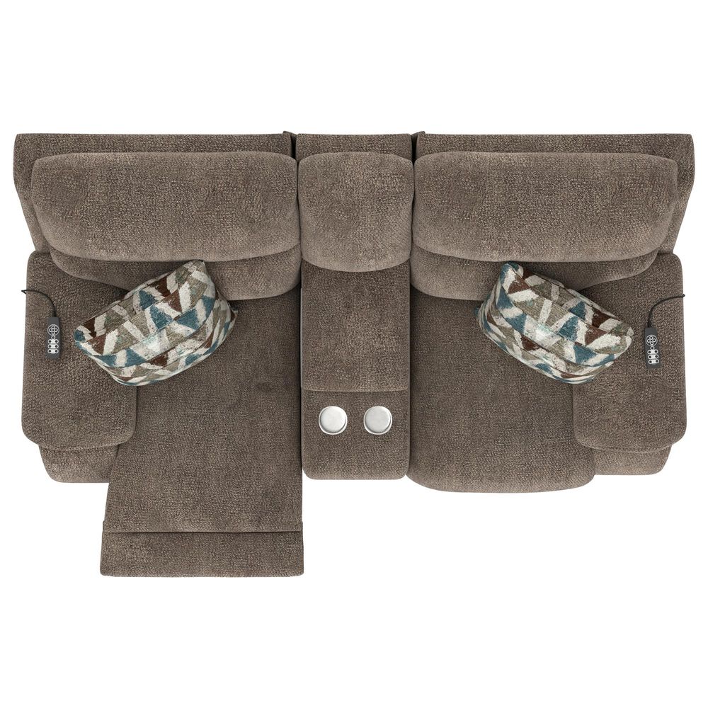 Hartsfield Joya Power Reclining Loveseat in Mushroom, , large