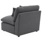 Coaster Hobson Accent Armless Chair in Charcoal, , large
