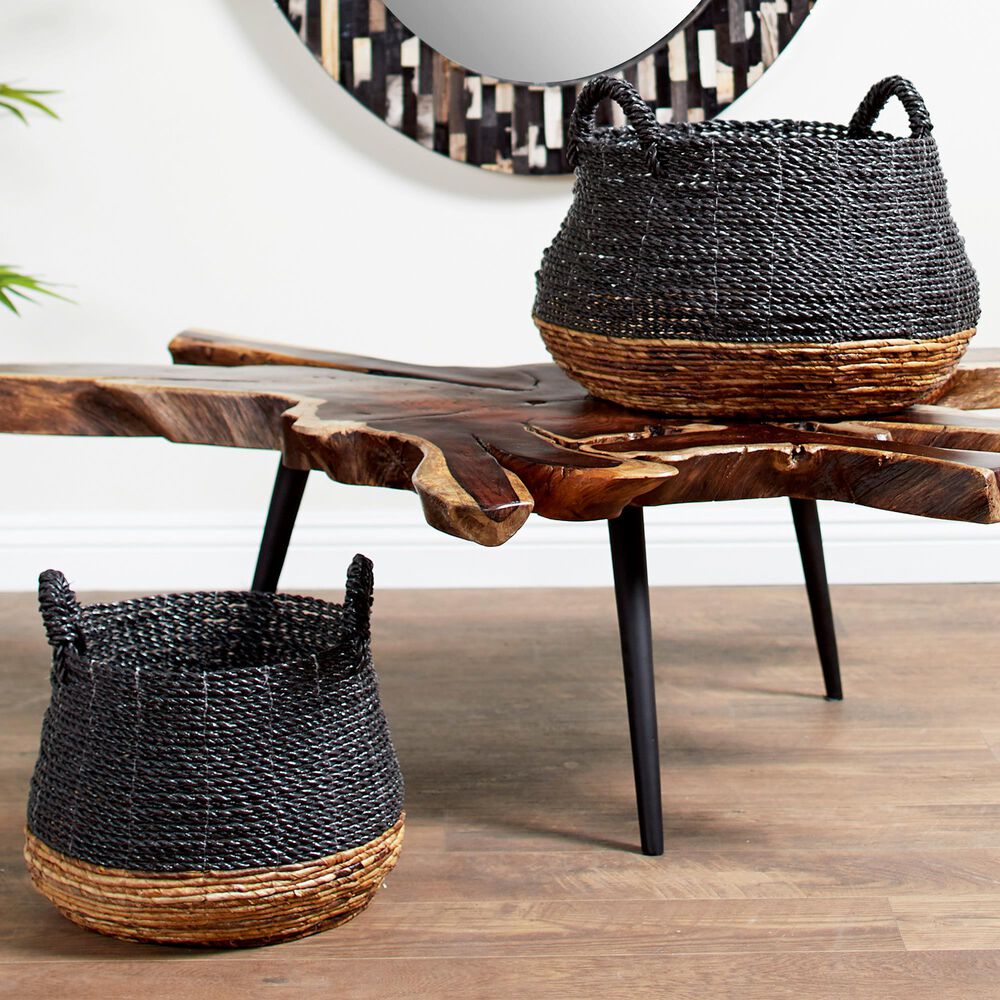 Maple and Jade Baskets in Grey (Set of 2), , large