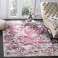 Safavieh Skyler SKY186N 5"1" x 7"6" Pink and Ivory Area Rug, , large