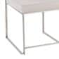 Lumisource Fuji Side Chair with Beige Cushion in Brushed Stainless Steel (Set of 2), , large