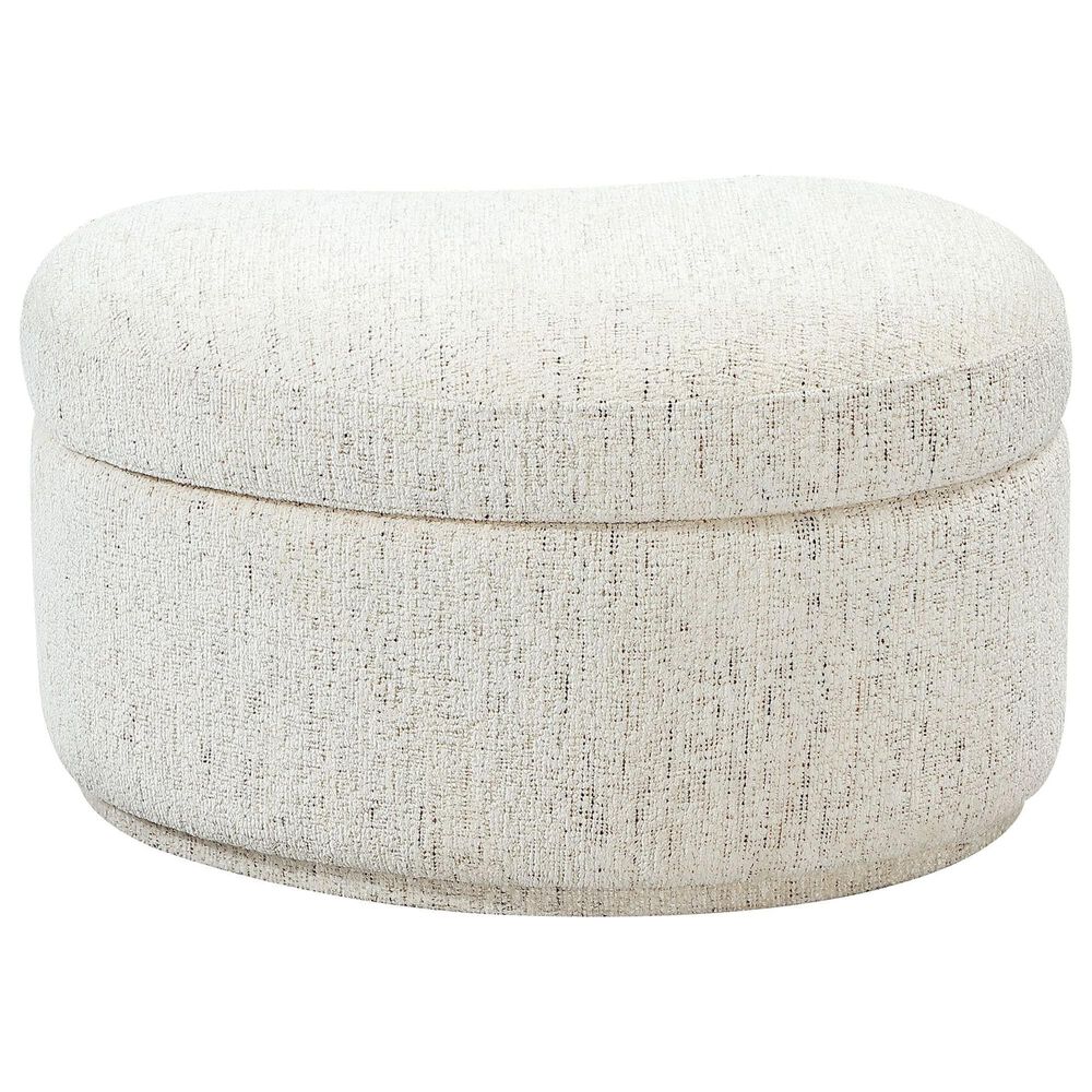 Urban Home Anansi Afra Upholstered Storage Ottoman in Chinchilla, , large
