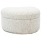 Urban Home Anansi Afra Upholstered Storage Ottoman in Chinchilla, , large