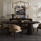 Alder & Tweed Creighton Dining Table in Medium Cinder - Only Table, , large
