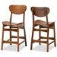 Baxton Studio Katya Counter Stool in Walnut Brown (Set of 2), , large