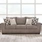 Ashley Loreo Stationary Sofa in Truffle, , large