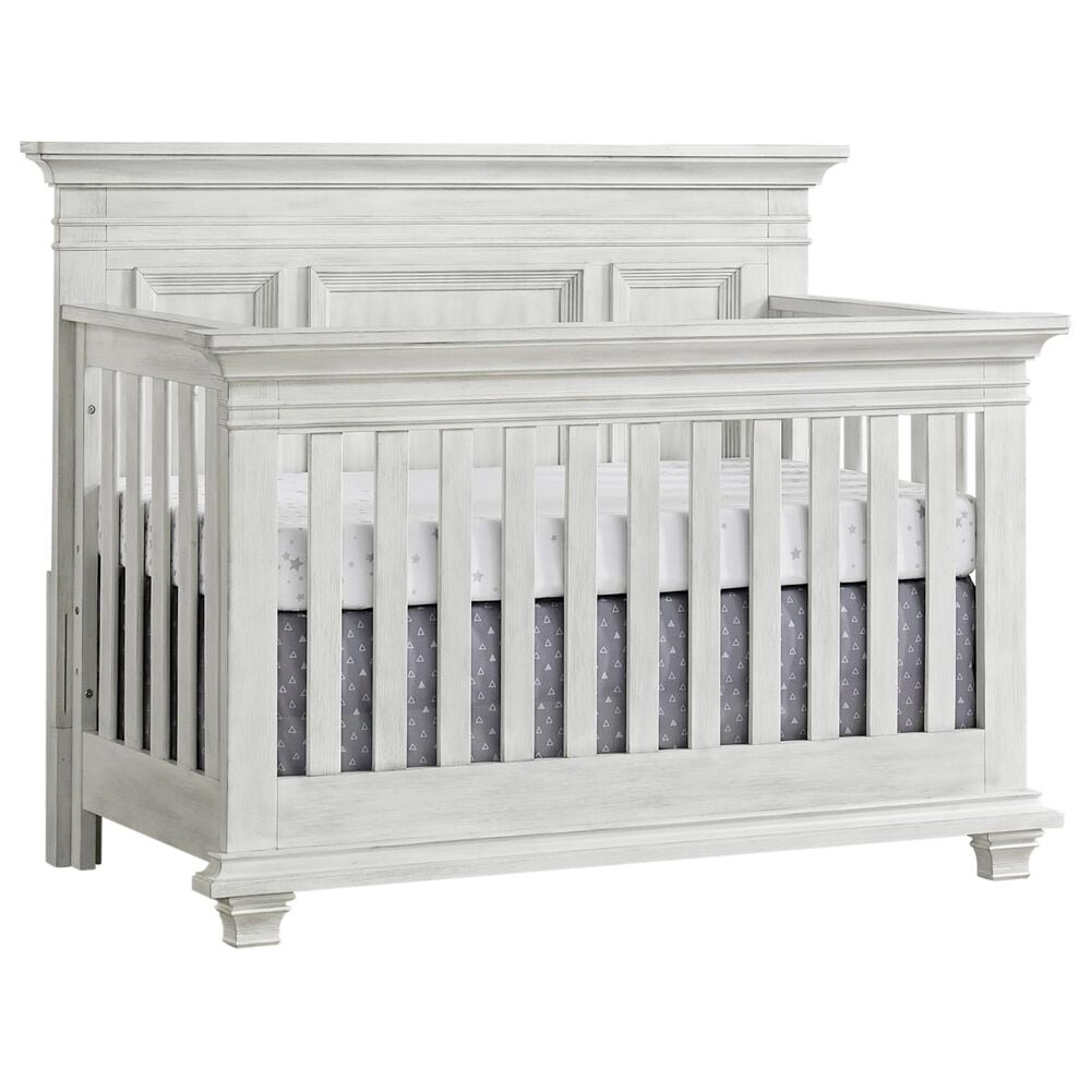 Oxford Baby Weston 2-Piece Crib and Dresser Nursery Set in Vintage White, , large