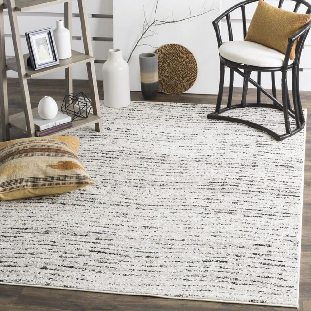 Safavieh Adirondack ADR117B 3&#39; x 5&#39; Ivory and Silver Area Rug, , large
