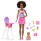 Barbie Highchair Friend Babysitter Playset, , large