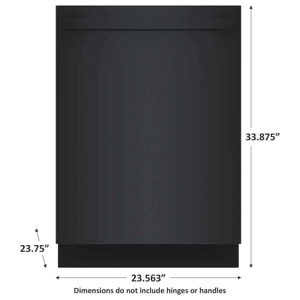 Bosch 800 Series 24&#39;&#39; Built-In Bar Handle Dishwasher with 8 Wash Cycles in Black, , large