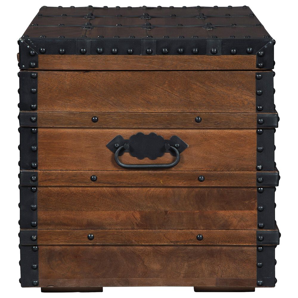 Ashley Kettleby Storage Trunk in Brown, , large