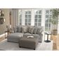 Hartsfield Livingston 40" Square Cocktail Ottoman in Slate, , large