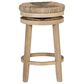 Linon Home Decor Morgan Swivel Counter Stool in Natural, , large