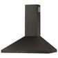 Whirlpool 30" Chimney Wall Mount Range Hood in Fingerprint Black Stainless Steel, , large