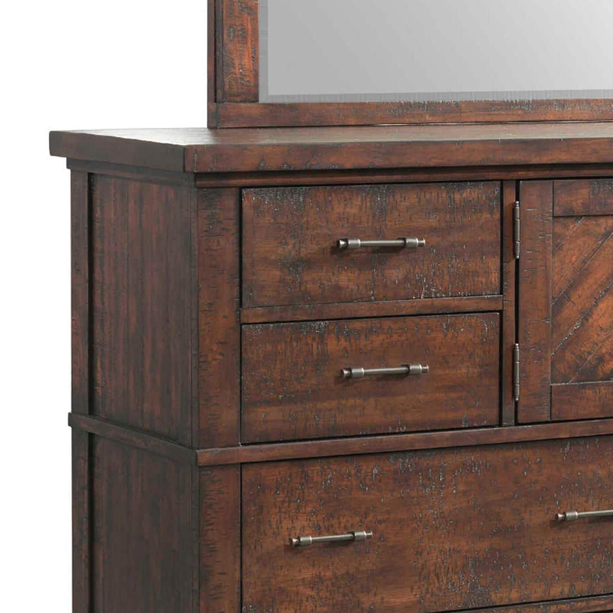 Mayberry Hill Jax 5-Piece Queen Bedroom Set in Cherry