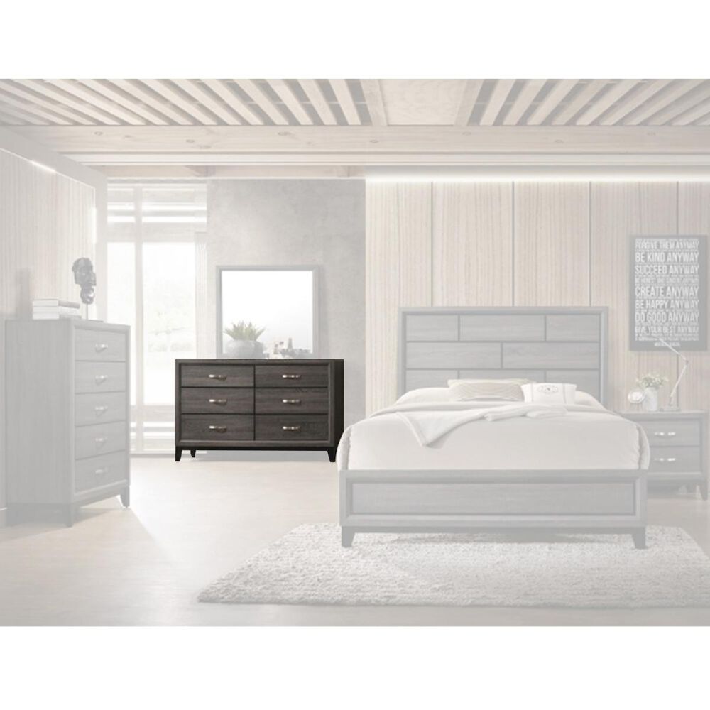 Claremont Akerson 6 Drawer Dresser in Grey, , large