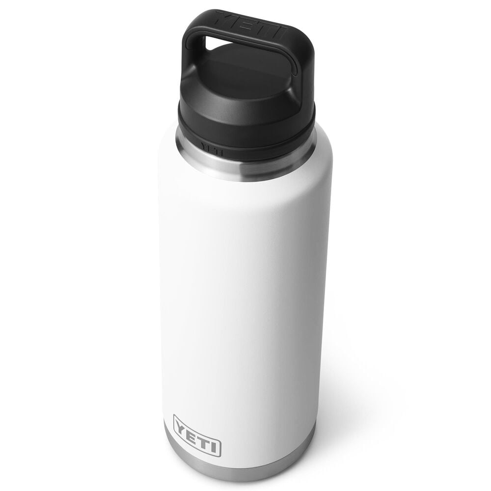 YETI Rambler 46 Oz Water Bottle with Chung Cap in White, , large