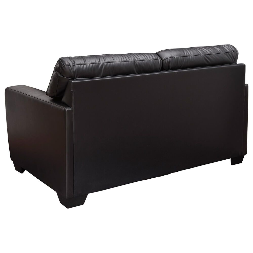 Ashley Glennbre Stationary Loveseat in Midnight, , large