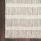 Nourison Positano POS03 Grey and Ivory 7" x 10" Indoor/Outdoor Area Rug, , large