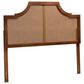 Baxton Studio Risha Queen Panel Headboard in Ash Walnut, , large