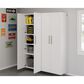 Sauder Wall-Mounted Shallow Cabinet & Doors Bundle, , large