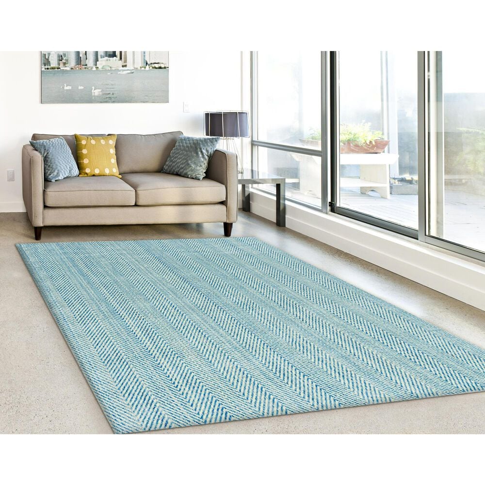 Radici USA Miro 8&#39; x 10&#39; Sky Blue Area Rug, , large
