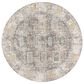 Surya Carlisle CSI2318 5"3" Round Dark Brown, Medium Gray, Off-White, Olive and Dark Blue Area Rug, , large