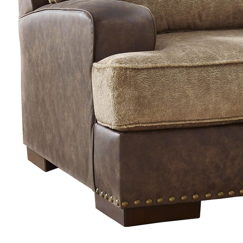 Ashley Alesbury Oversized Accent Chair in Chocolate, , large