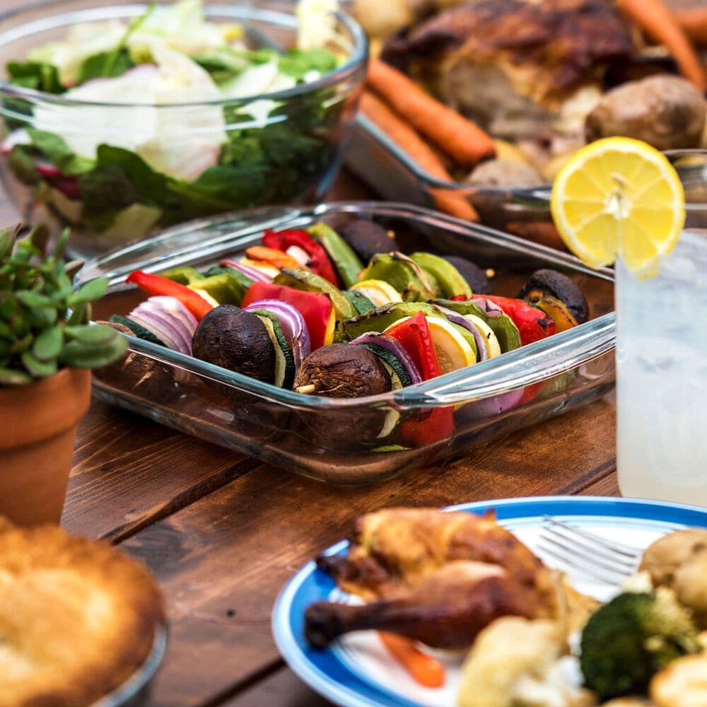 Libbey Glass Baker's Basics 6-Piece Glass Bakeware Set in Clear, , large