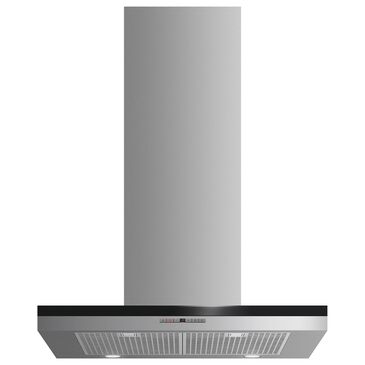 Fisher and Paykel 30" Wall Mount Chimney Range Hood in Stainless Steel, , large
